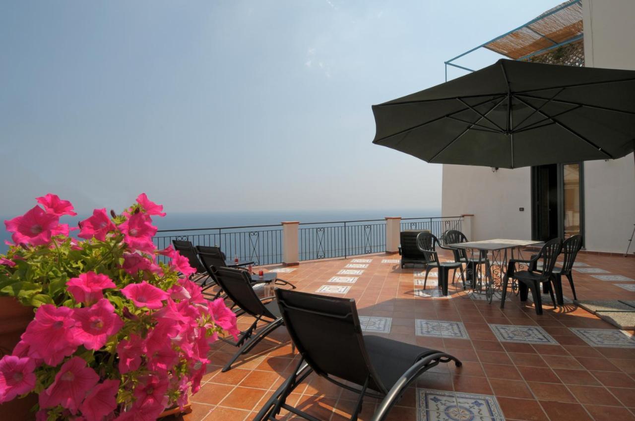 Terrazza Di Rosa - Sea View Villa Praiano Ngoại thất bức ảnh